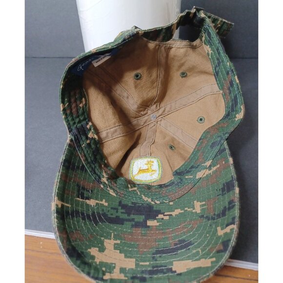 John Deere Revels G Adjustable Strapback Hat Cap Tractor - Picture 6 of 6